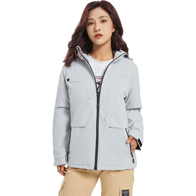 Outdoor-Shell-Fleecejacke für Damen