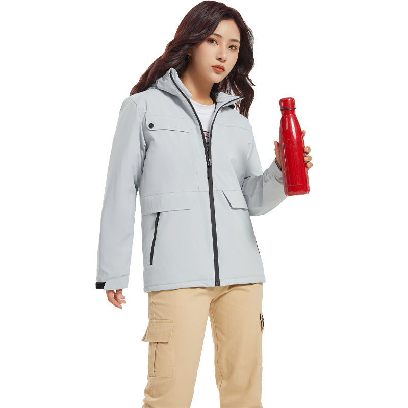 Outdoor-Shell-Fleecejacke für Damen